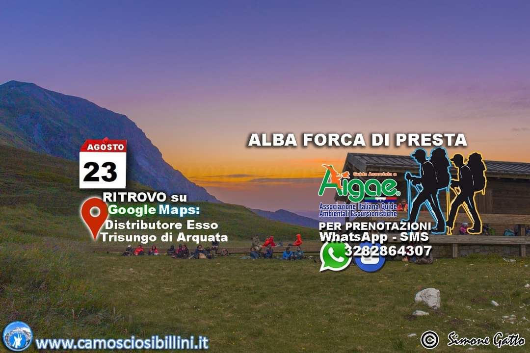 2025 Alba a Forca di Presta - 23 Agosto