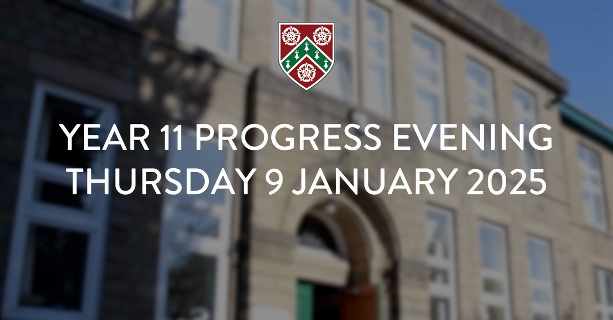 Year 11 Progress Evening