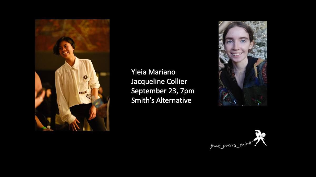 That Poetry Thing: Jacqueline Collier (ACT) and Yleia Mariano (ACT) + open mic