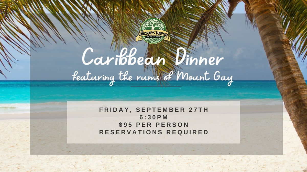 Caribbean Pairing Dinner