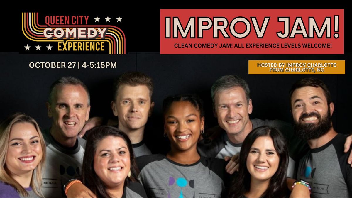 Clean Comedy Jam with Improv Charlotte - A QCCE24 Experience