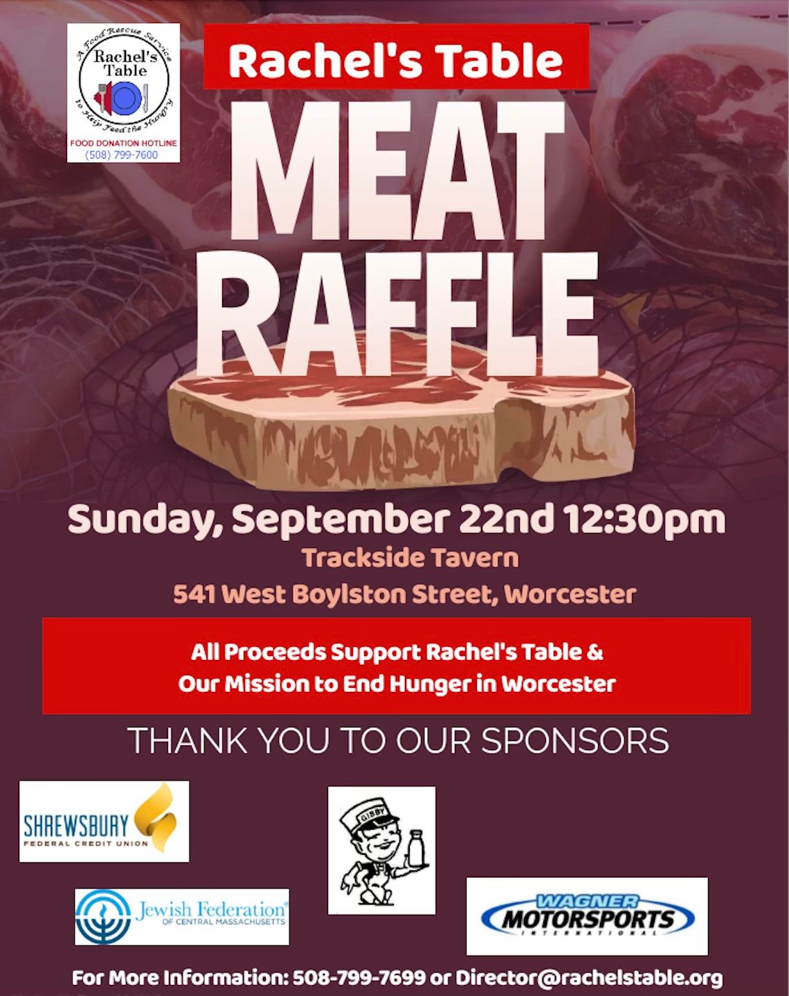 Rachel's Table Meat Raffle 