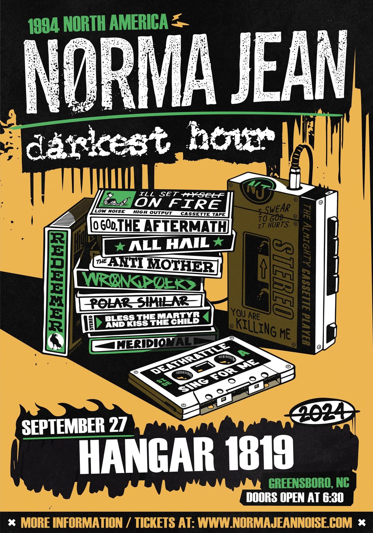 Norma Jean w\/ Darkest Hour at Hangar 1819 - 9\/27\/24