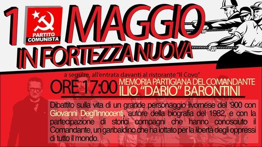 Ricordando Ilio "Dario" Barontini con Giovanni Degl'innocenti.