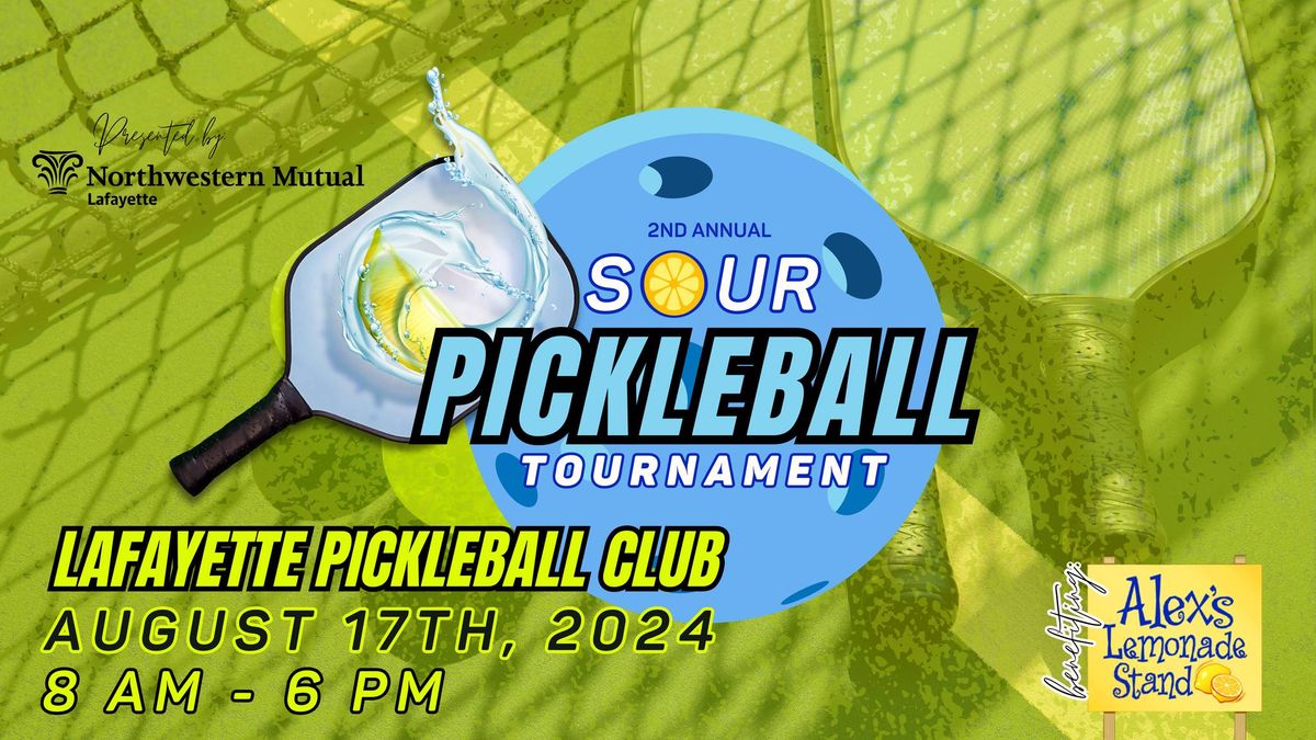 NM - Lafayette's 2nd Annual Sour Pickleball Tournament