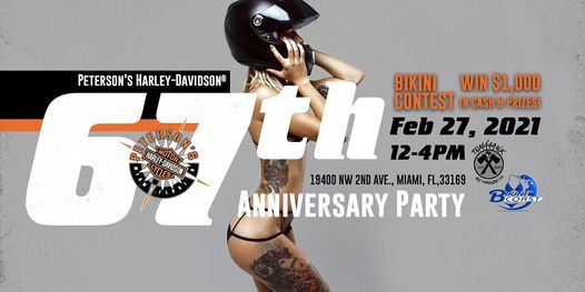 67th Anniversary Party at Peterson's Harley-Davidson of Miami