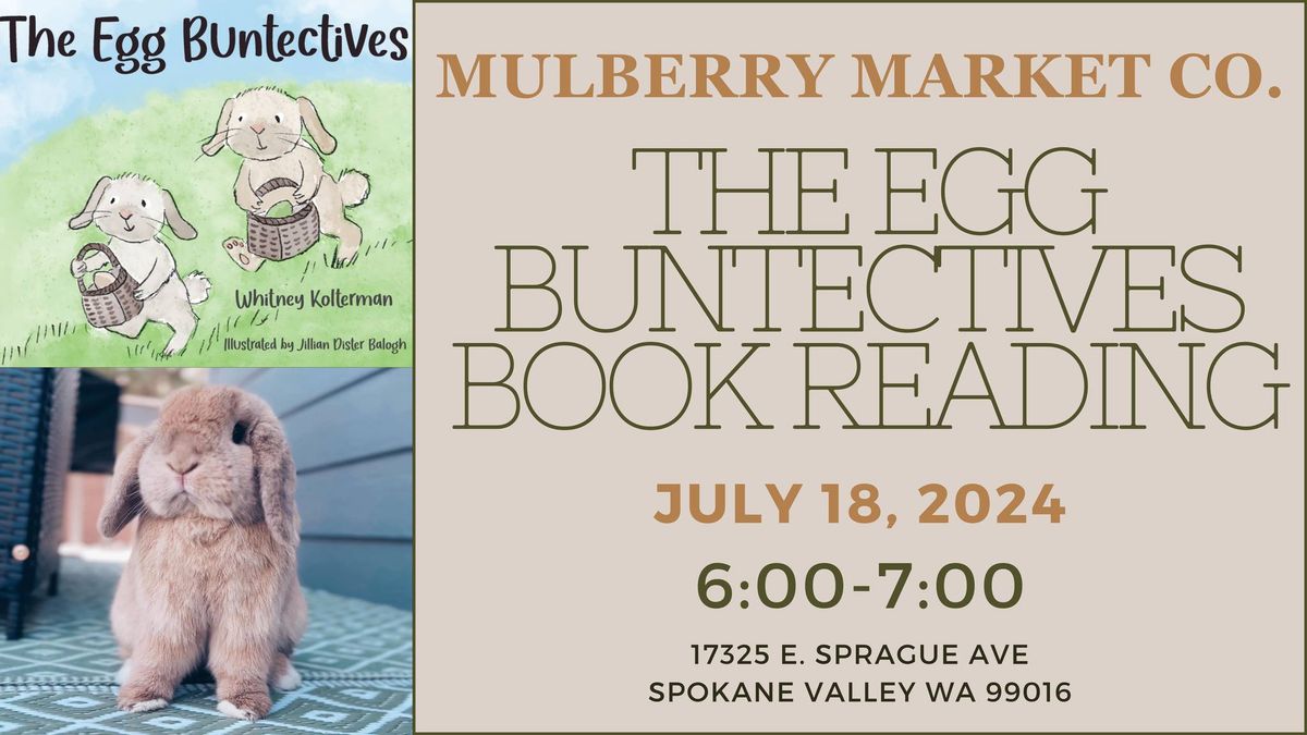 The Egg Buntectives Book Reading! - Local Author Whitney Kolterman