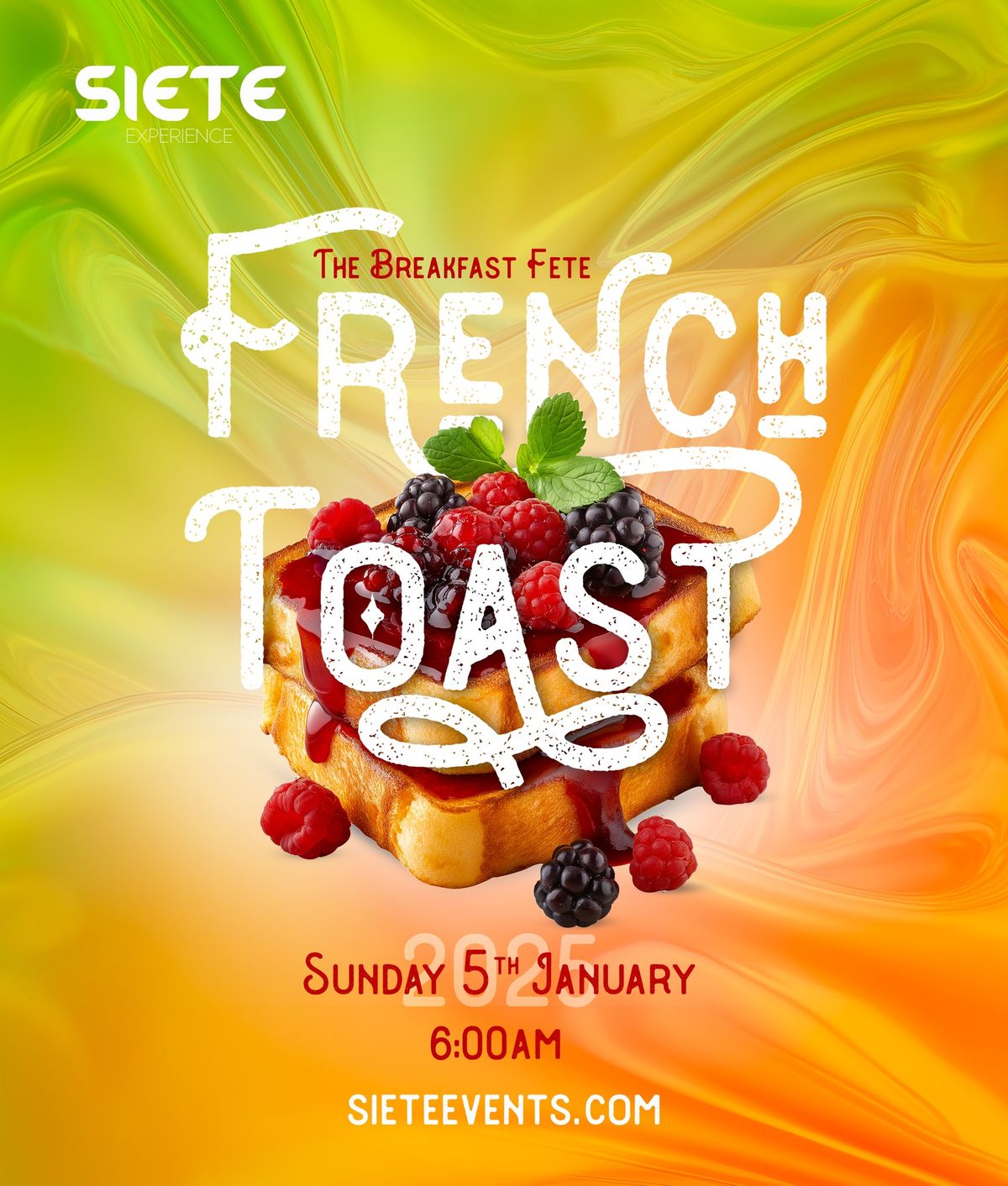 French Toast Cooler Fete "The Citrus Effect"