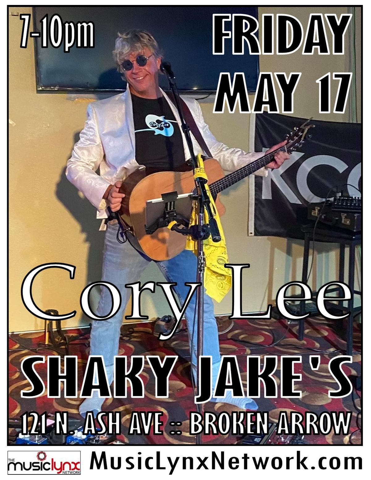 CORY LEE Friday at Shaky Jake's
