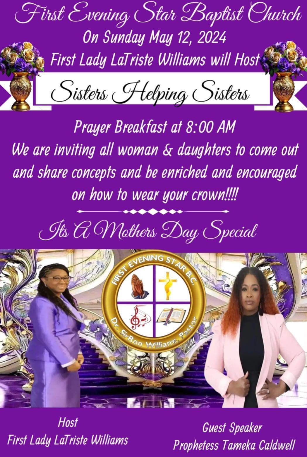 Sisters Helping Sisters Prayer Breakfast Mother\u2019s Day Special 