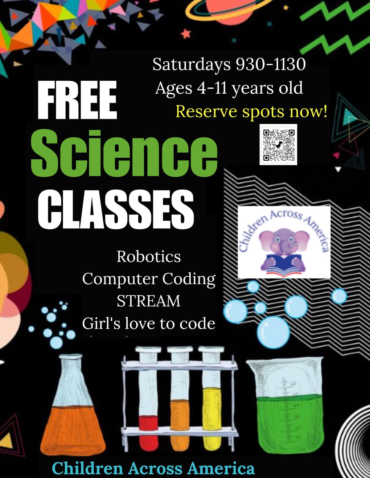 Children Across America Free science class