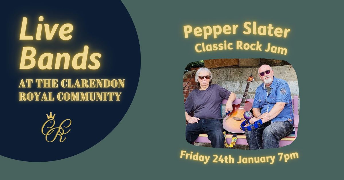 Live Music with Pepper Slater