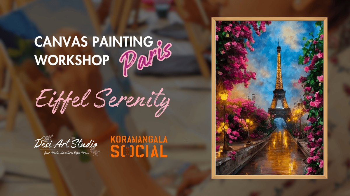 Canvas Painting Workshop Paris - Desi Art Studio