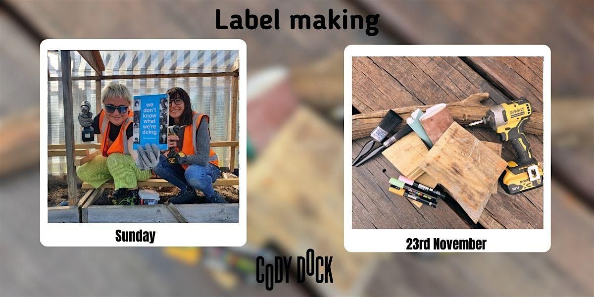 Creating Garden Labels- Woodwork & Design: