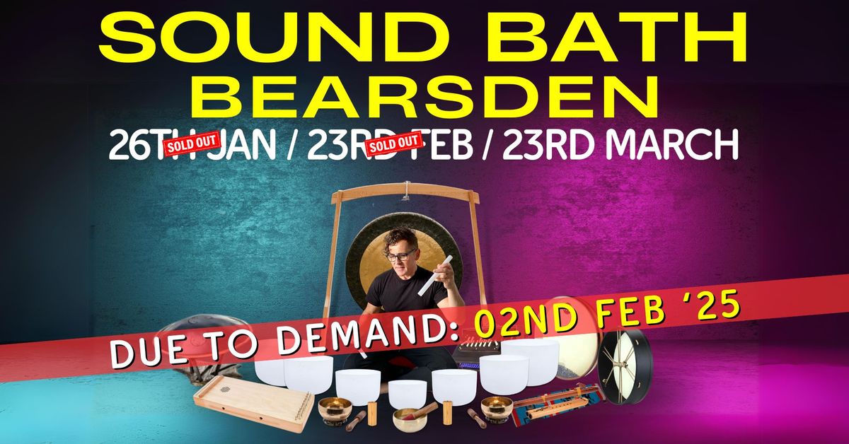 BEARSDEN - SOUND BATH \/ 02ND FEB 2025 (9.30-10.30AM)