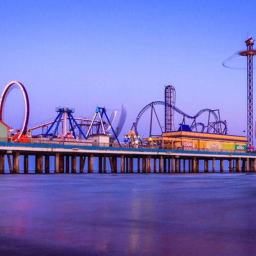 Galveston Island Historic Pleasure Pier: All Day Ride Pass