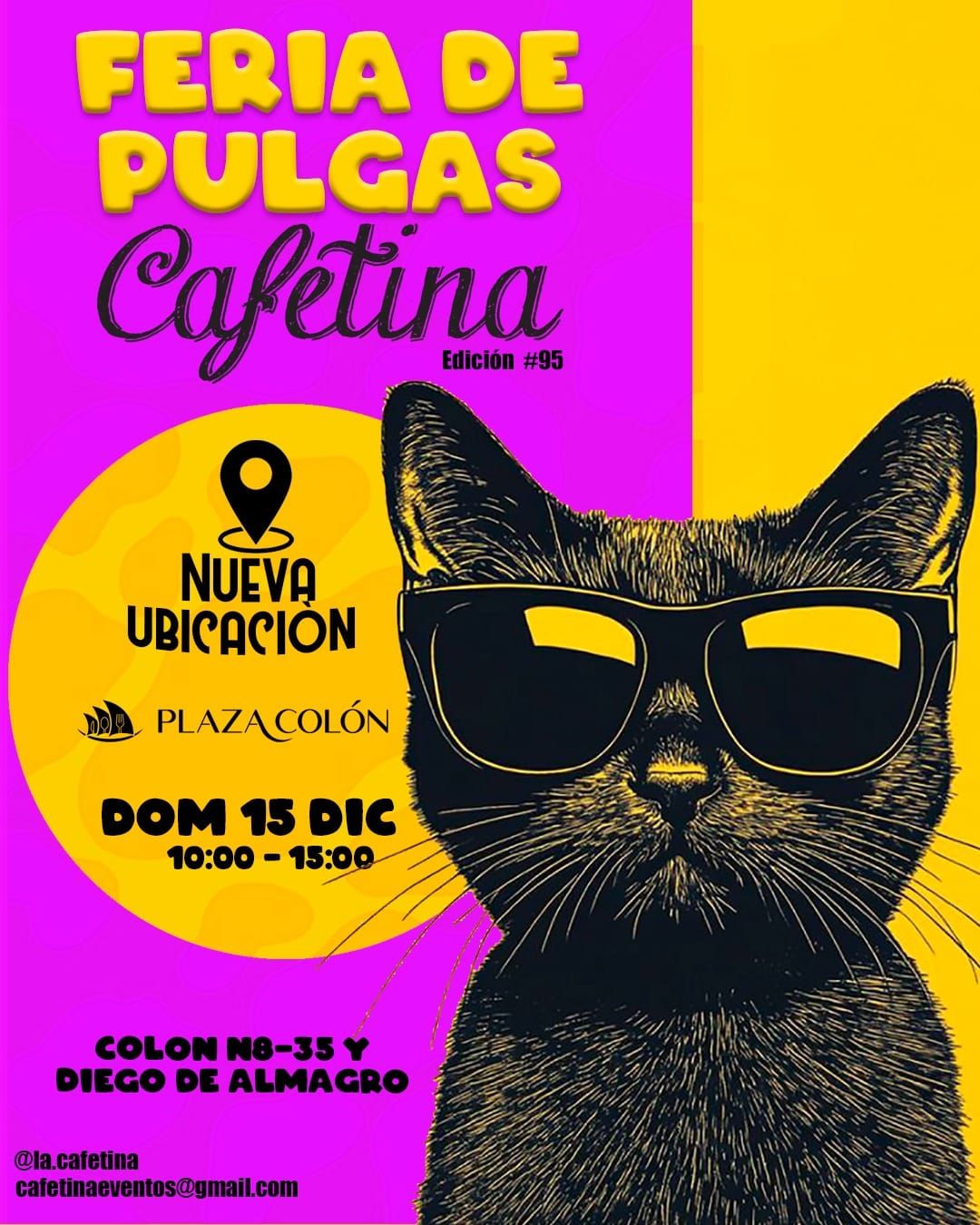 FERIA DE PULGAS CAFETINA DICIEMBRE EN PLAZA COLON 