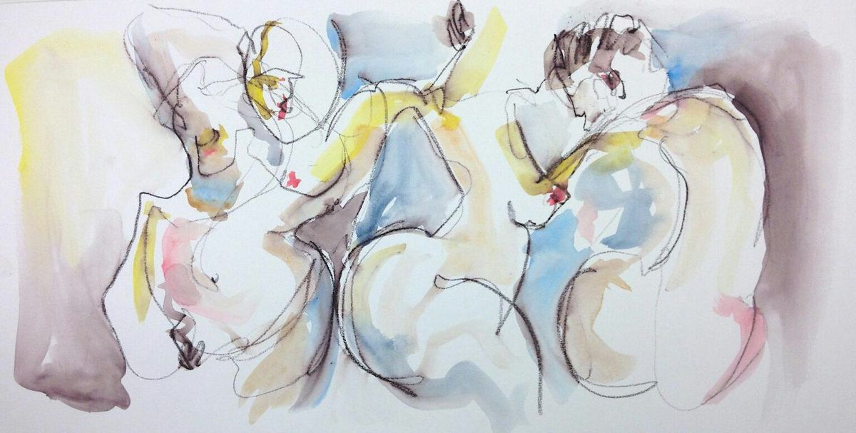 Life Drawing Session at Del Ray Artisans