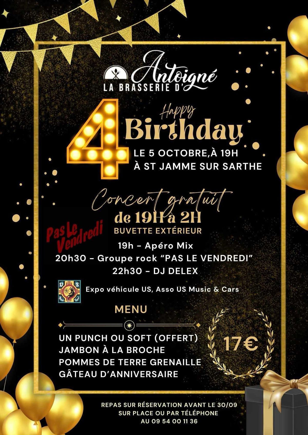 Anniversaire Brasserie d'Antoign\u00e9