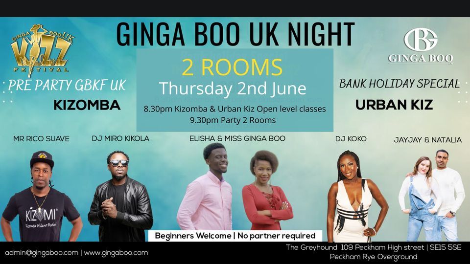 Kizomba & Urban Kiz Thursday London - 2 ROOMS | Classes & Party
