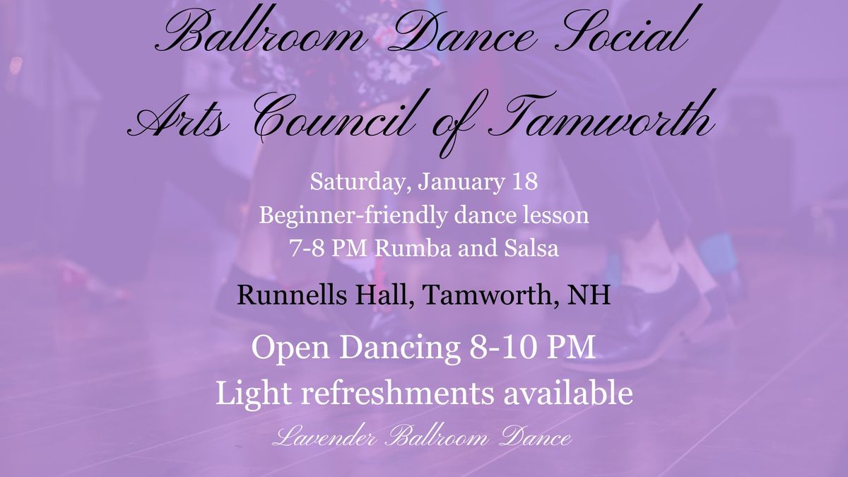 Ballroom Dance Social at Runnells Hall