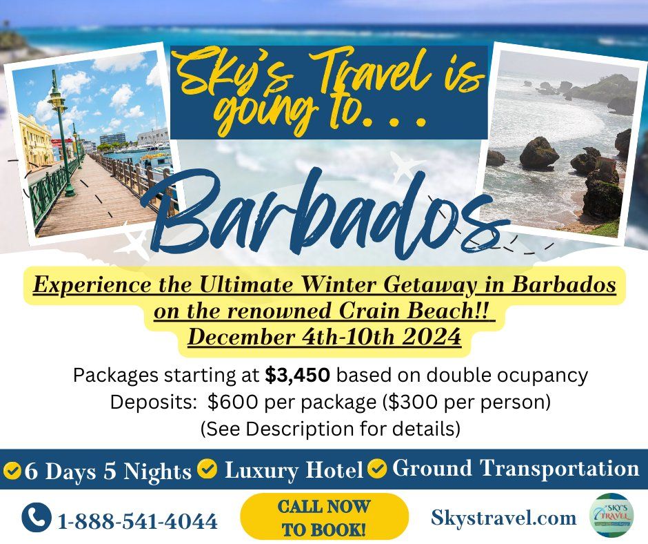 Barbados \ud83c\udde7\ud83c\udde7 here we come 