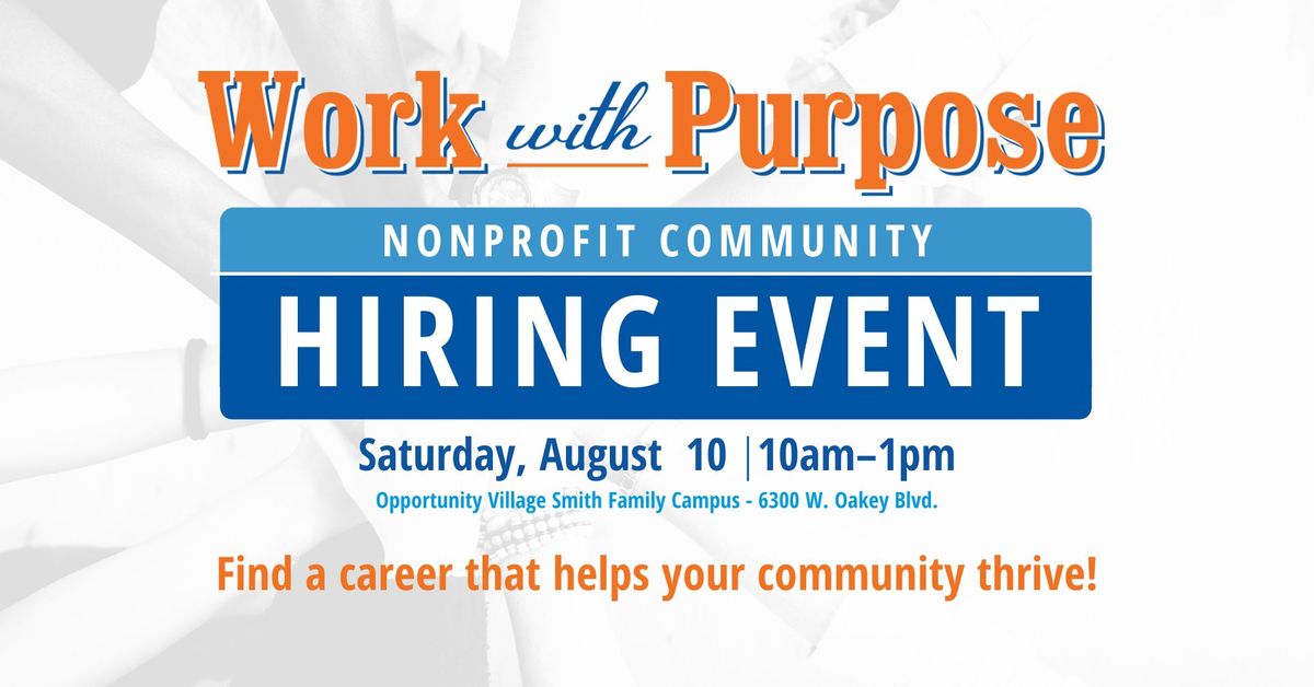 Work with Purpose - Nonprofit Hiring Event