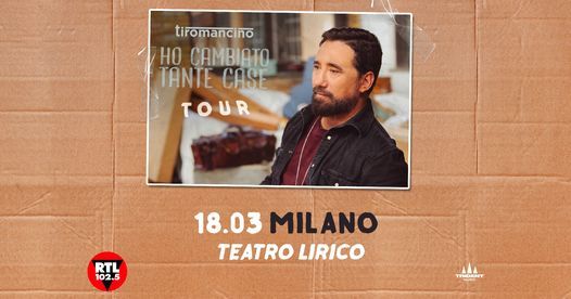 Tiromancino - 18.03.22 - Milano - Teatro Lirico