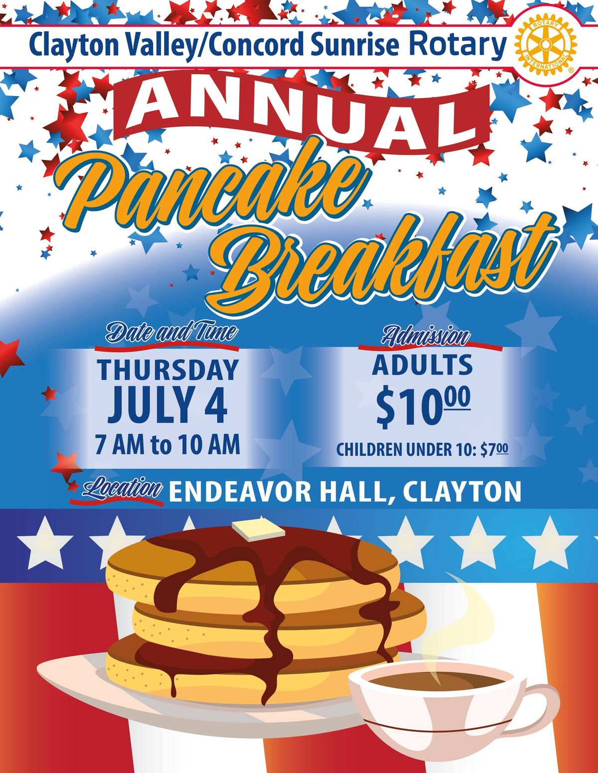 Rotary Club Annual Pancake Breakfast