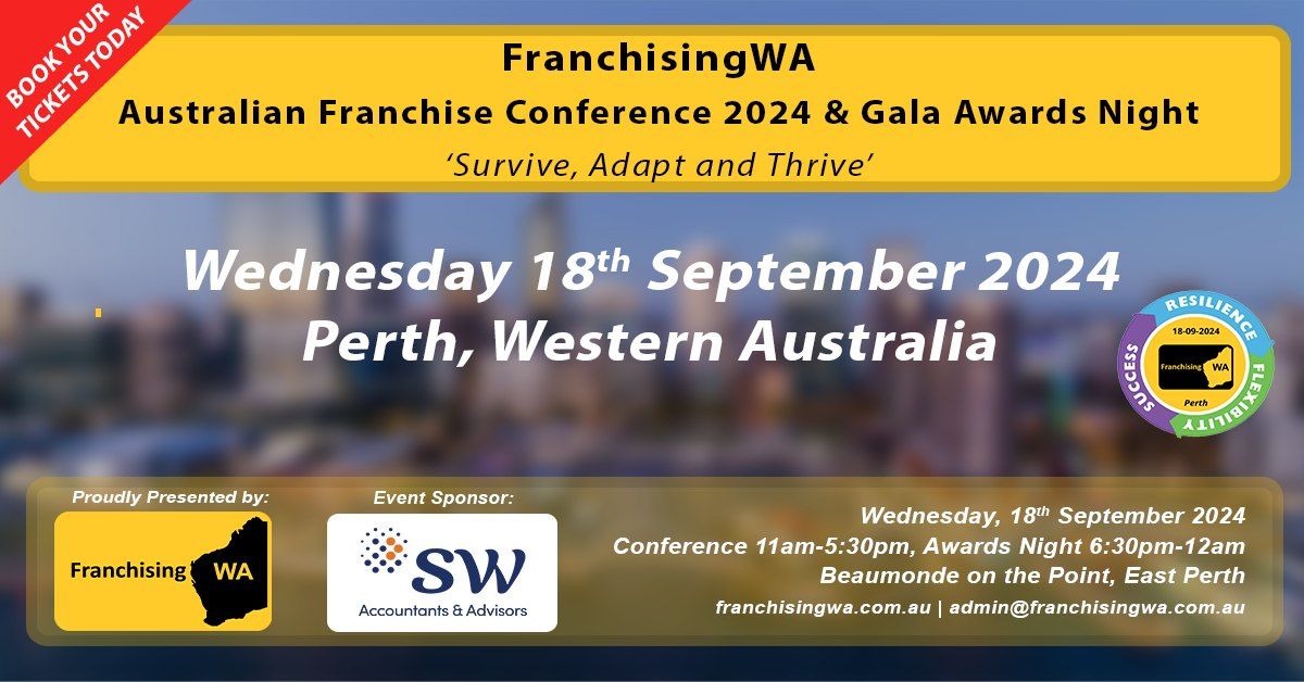 FranchisingWA Australian Franchise Conference 2024