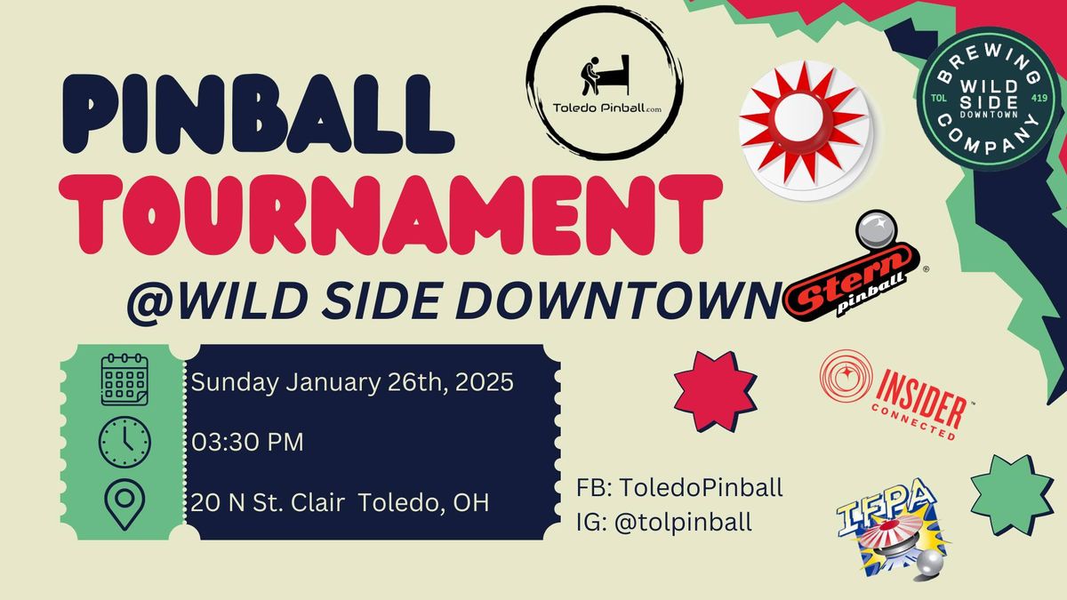 Toledo Pinball : WILD SIDE PINBALL!