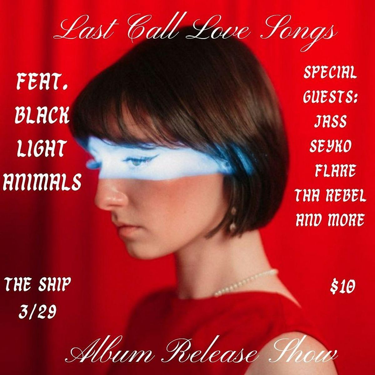 Black Light Animals record release show with Jass and more!