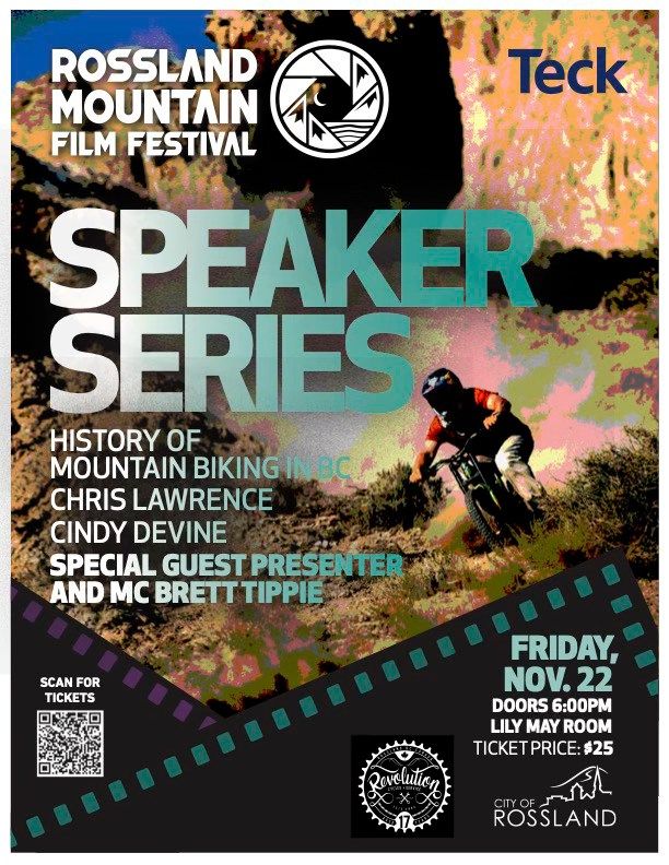 Speaker Series, The History of Mountain Biking in BC with special guest Brett Tippie