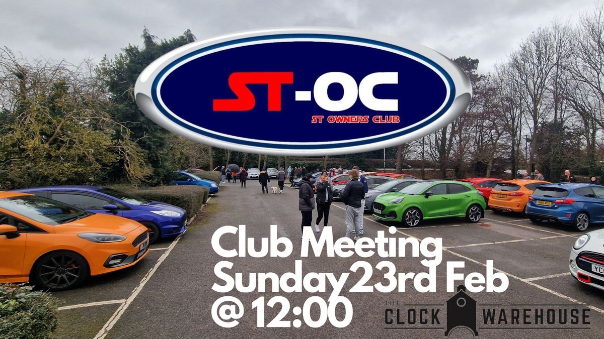 ST-OC Club Meeting February - All Ford's Welcome