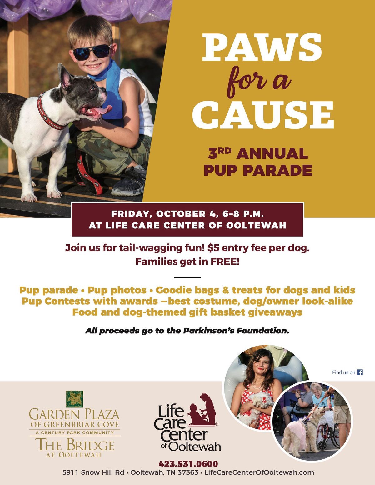 Paws for a Cause: 3rd Annual Pup Parade