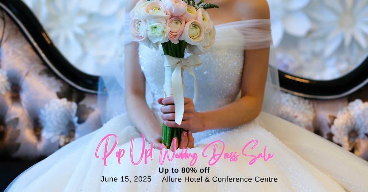 Barrie Pop Up Wedding Dress Sale