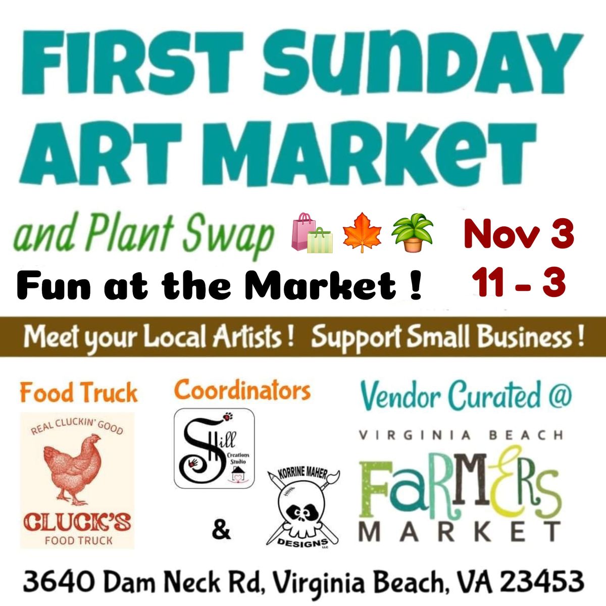 First Sunday Art Market and Plant Swap 