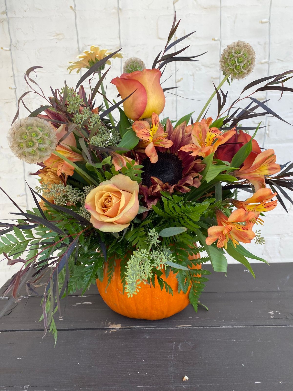 Pumpkin Floral Arrangement Workshop