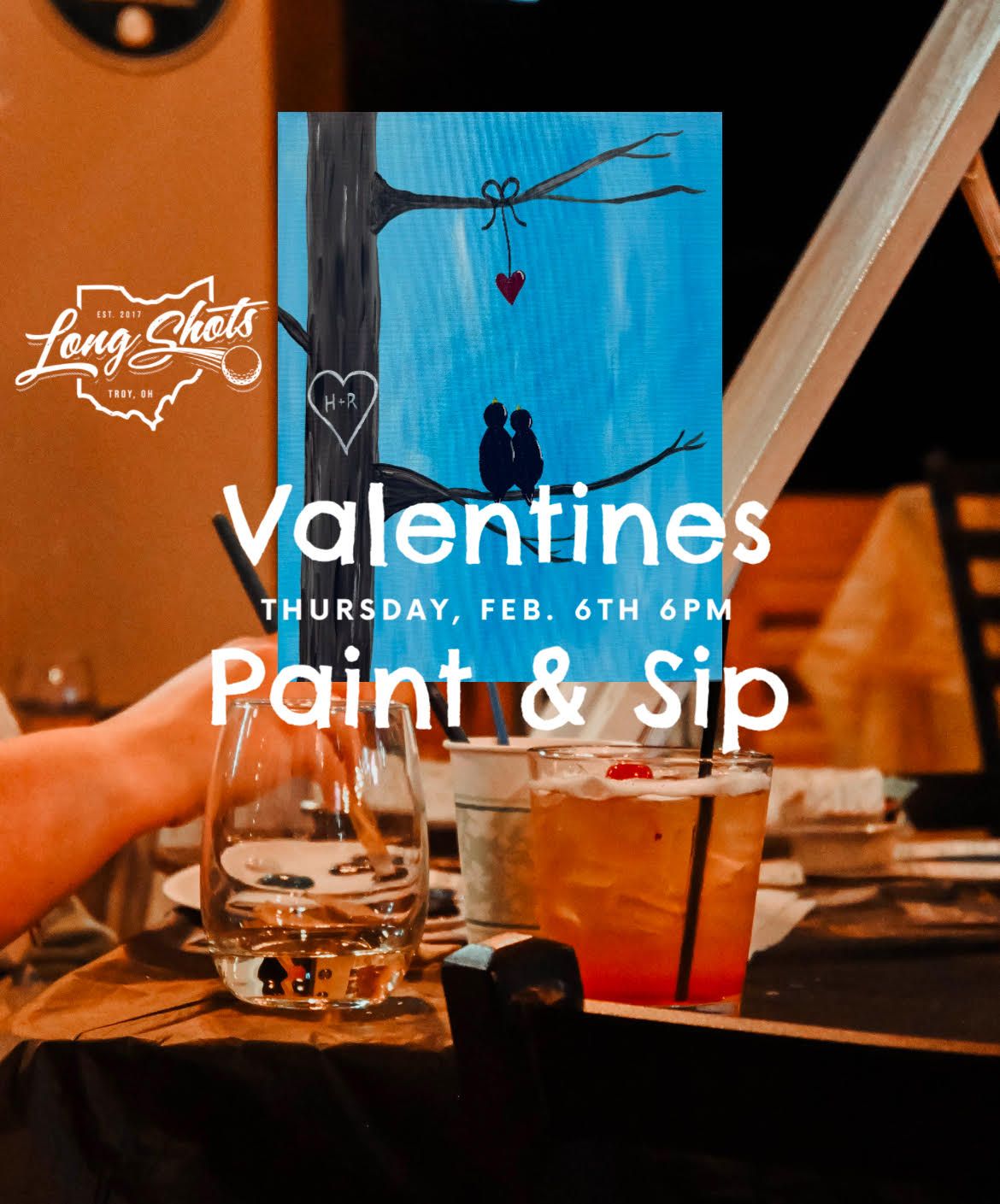 Valentine's Paint & Sip