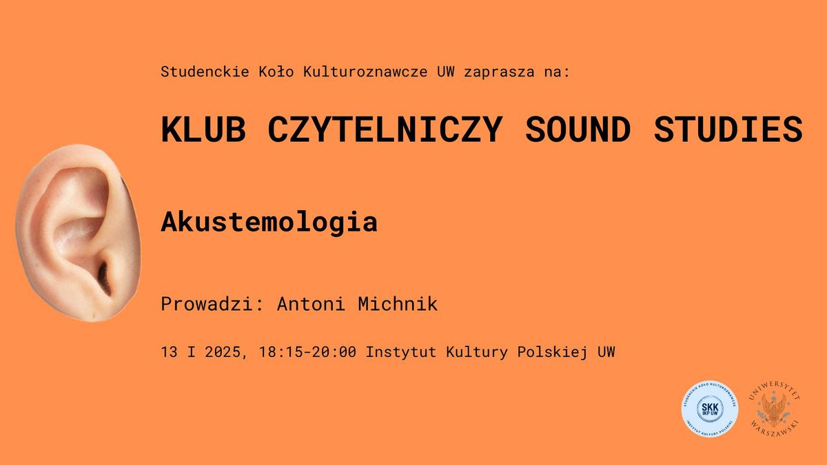 Akustemologia | Klub Czytelniczy Sound Studies