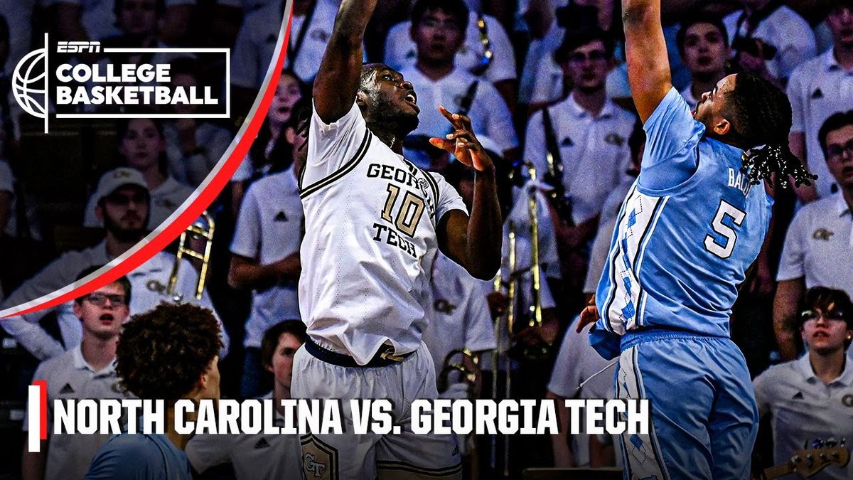 North Carolina Tar Heels at Georgia Tech Yellow Jackets Mens Basketball at McCamish Pavilion
