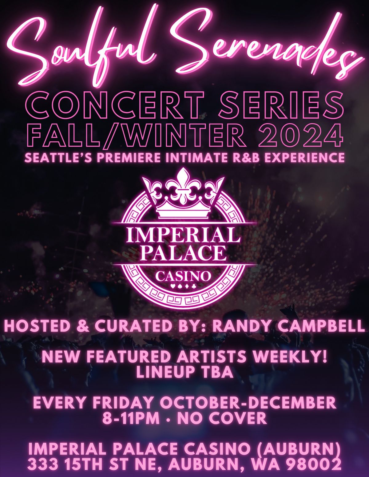 Soulful Serenades: Fall\/Winter Concert Series WEEK 2