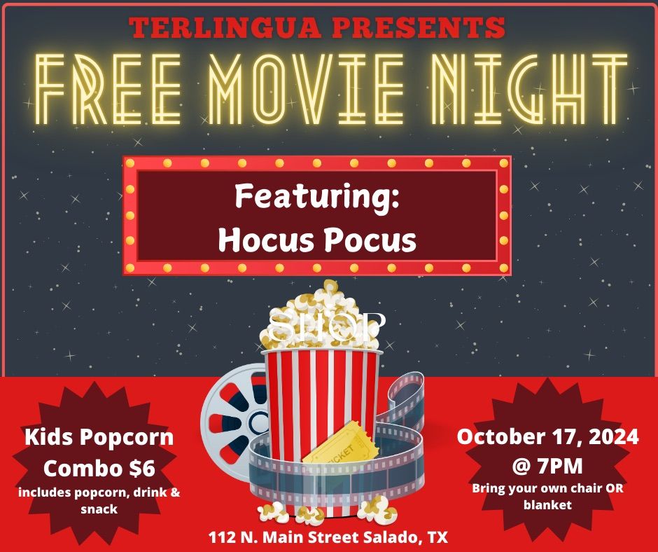 Free Movie Night - Hocus Pocus