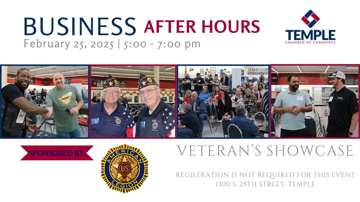 February Business After Hours - Veteran's Showcase