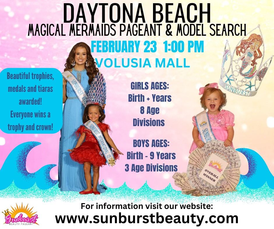 Daytona, FL Magical Mermaid Pageant in Volusia Mall