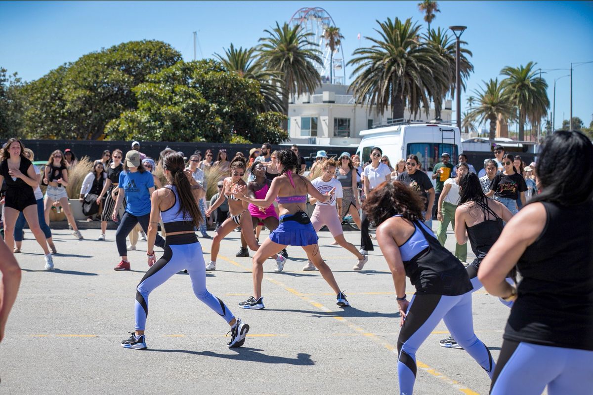 ST KILDA FESTIVAL 2025 UBK Interactive Zumba Fitness Demo