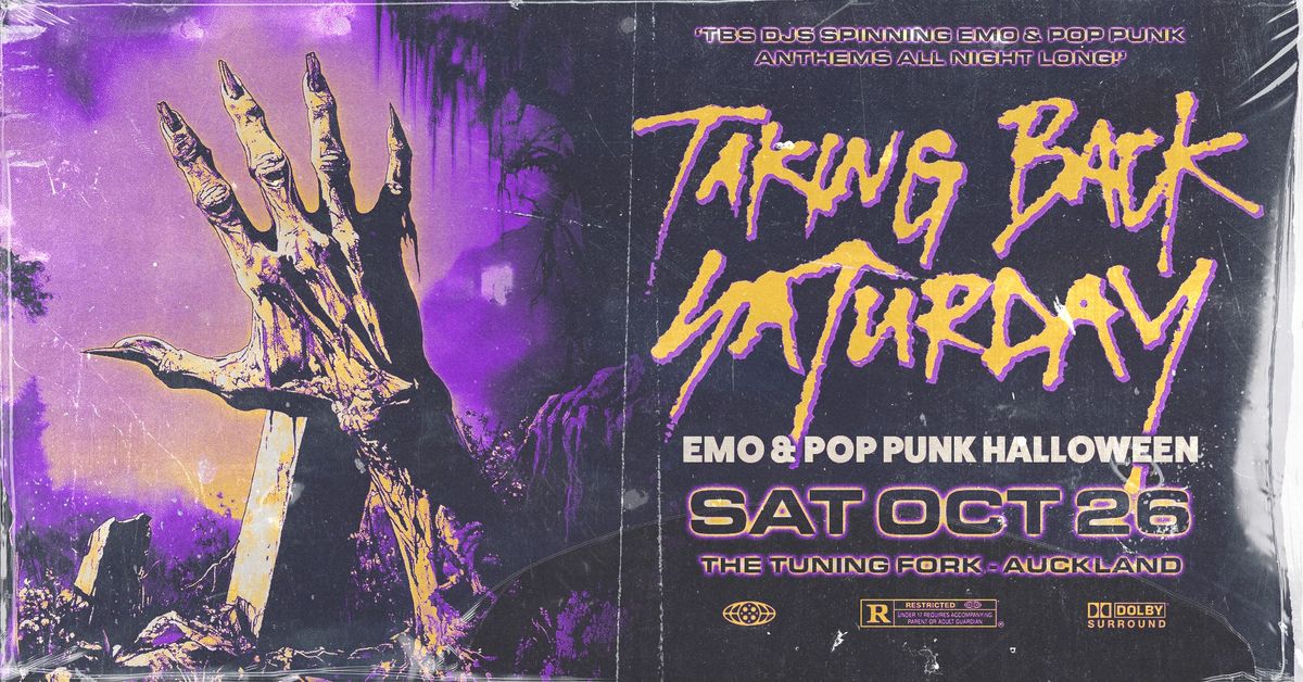 Taking Back Saturday: Emo & Pop Punk Halloween - Auckland