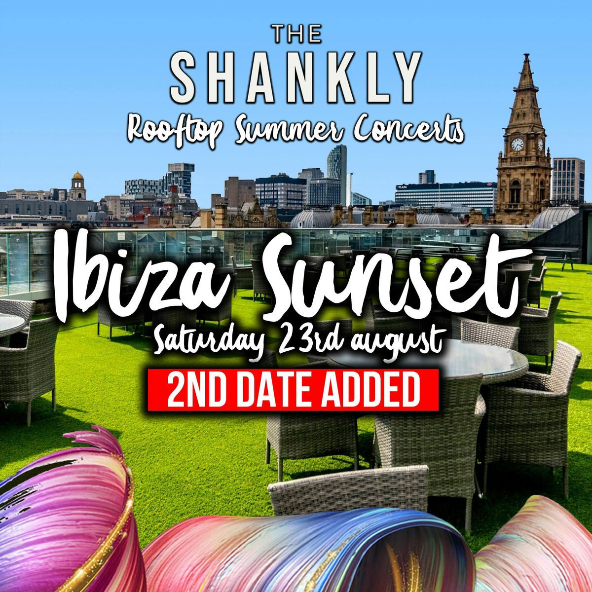 Ibiza Sunset - The Shankly Rooftop Summer Party