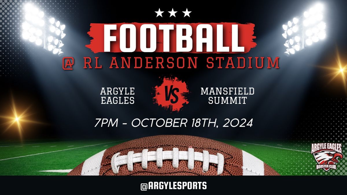 Away Game: Argyle Football vs Mansfield Summit