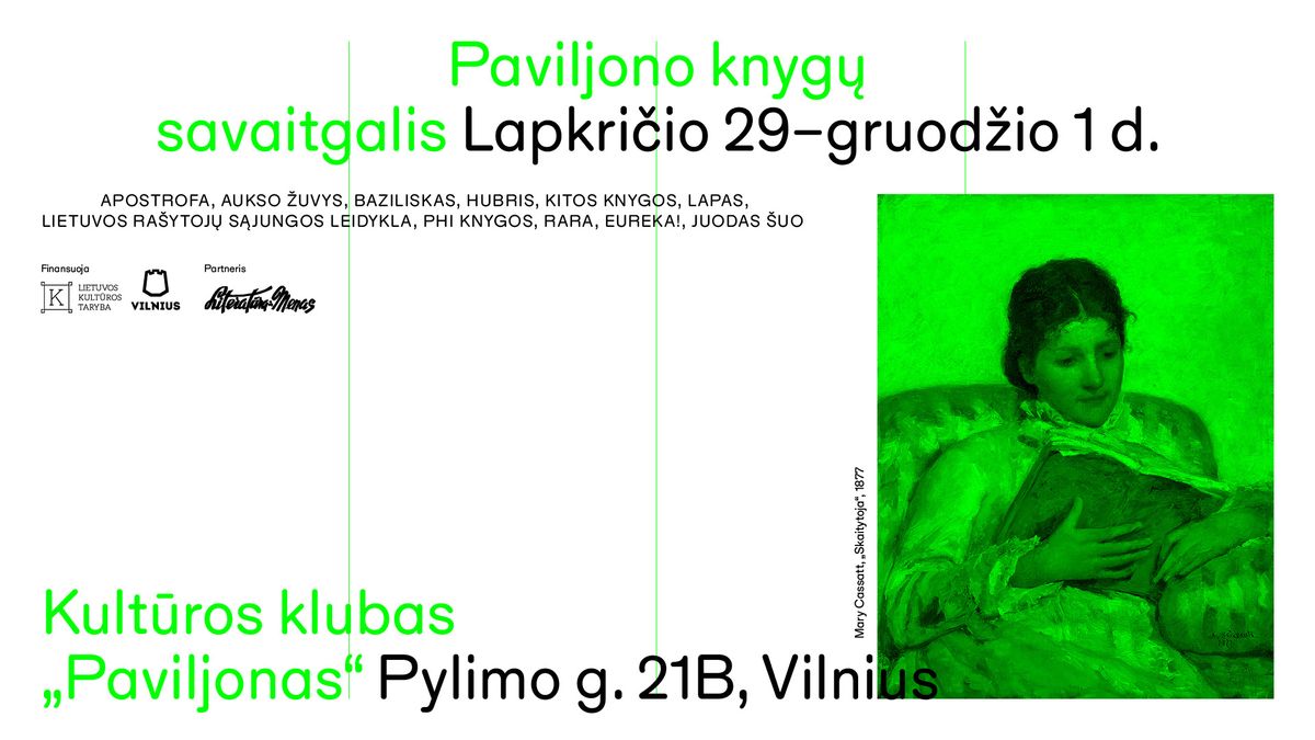 Paviljono knyg\u0173 savaitgalis 2024